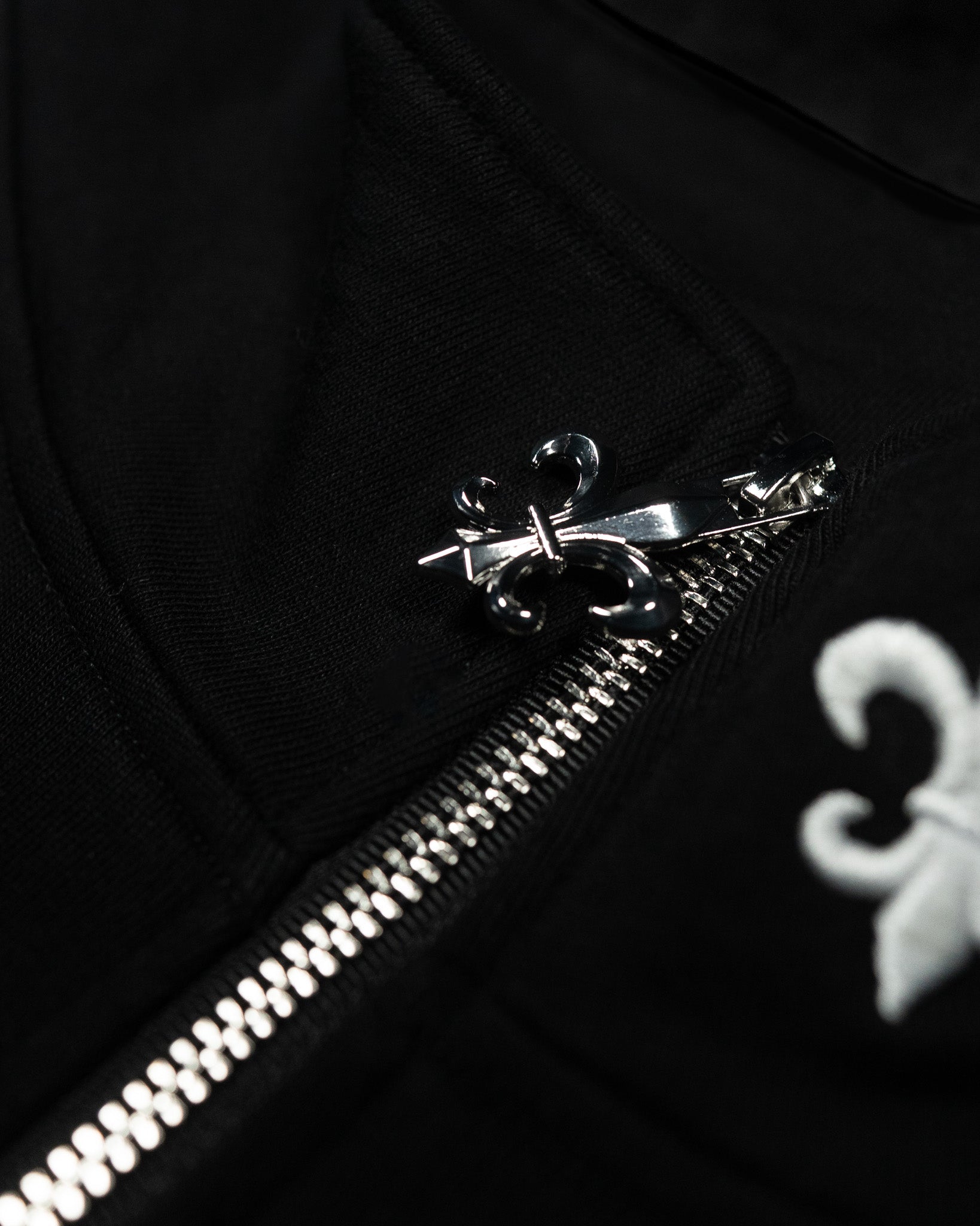 Elegant Quarter zip Crew neck [VOID BLACK]-Coordom