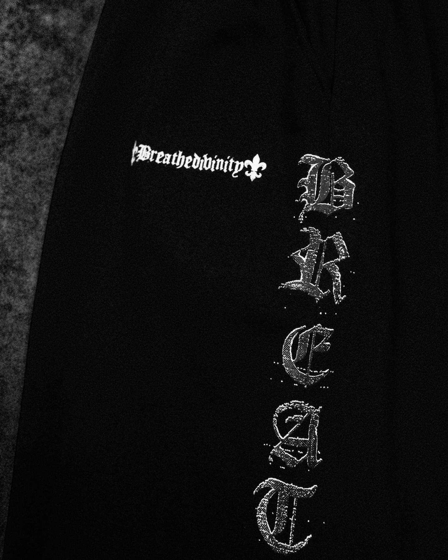 Elegant Uncuffed luxury sweatpants [VOID BLACK]-Coordom