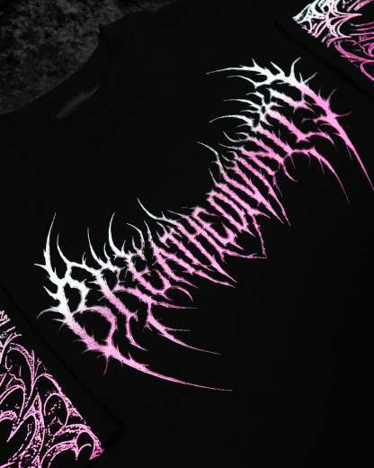 Dragon Blade Oversized T-shirt [BLOSSOM PINK]-Coordom
