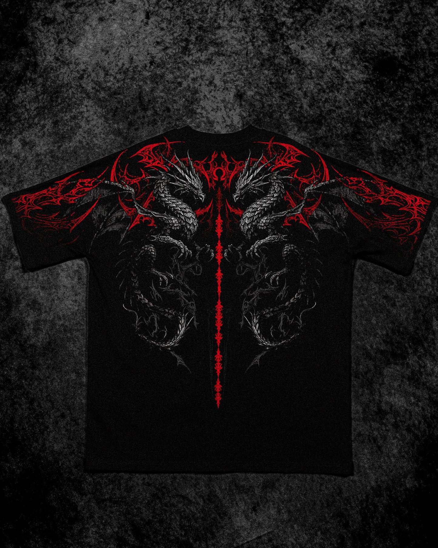 Dragon Blade Oversized T-SHIRT [NIGHTMARE]-Coordom