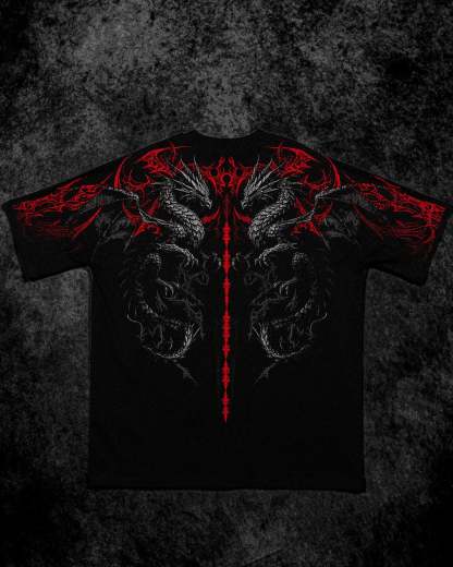 Dragon Blade Oversized T-SHIRT [NIGHTMARE]-Coordom