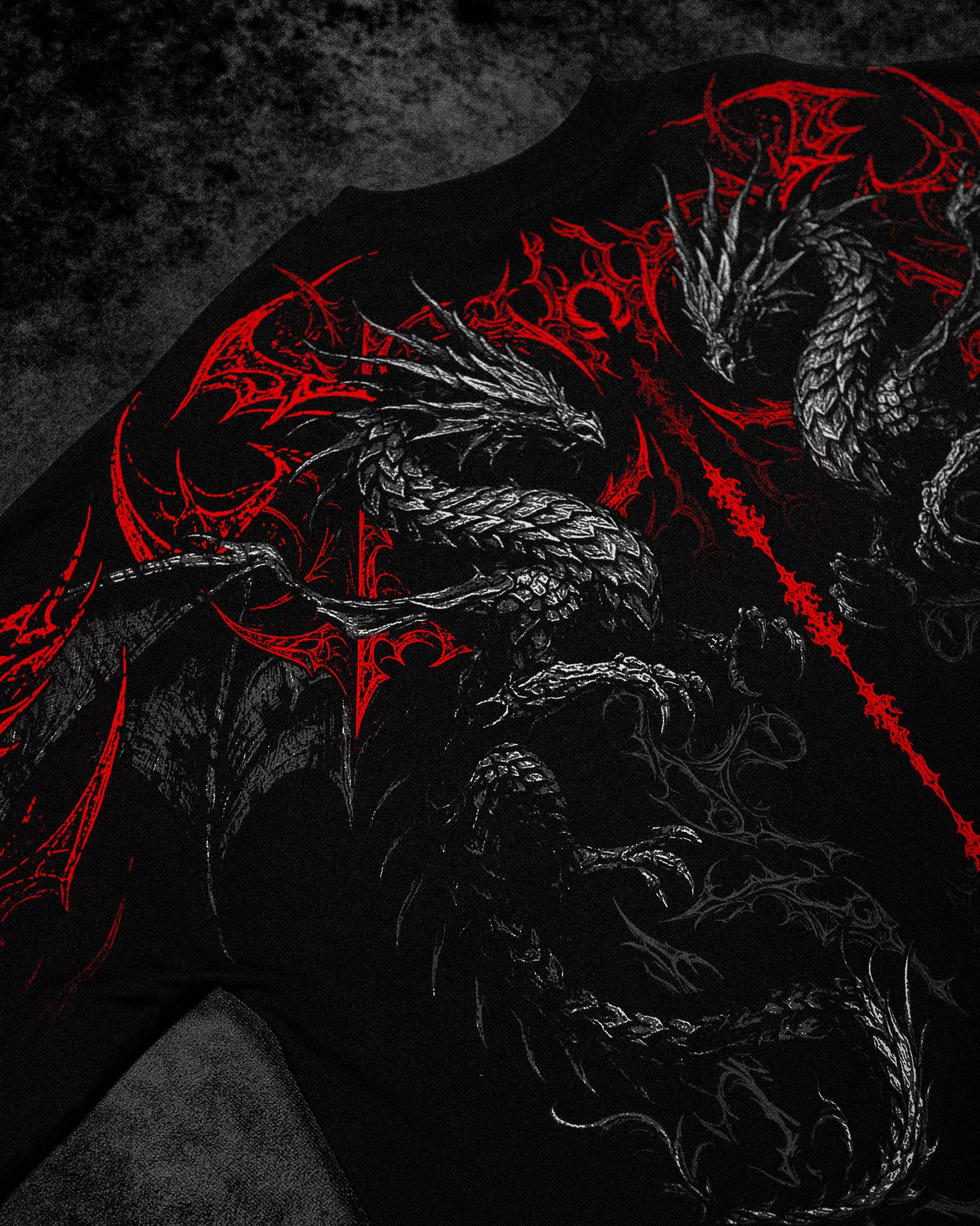 Dragon Blade Oversized T-SHIRT [NIGHTMARE]-Coordom