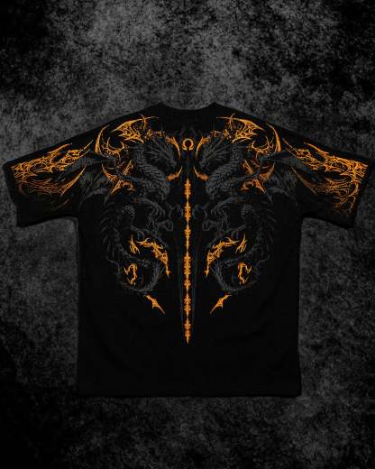 Dragon Blade Oversized T-shirt [RAICHU]-Coordom
