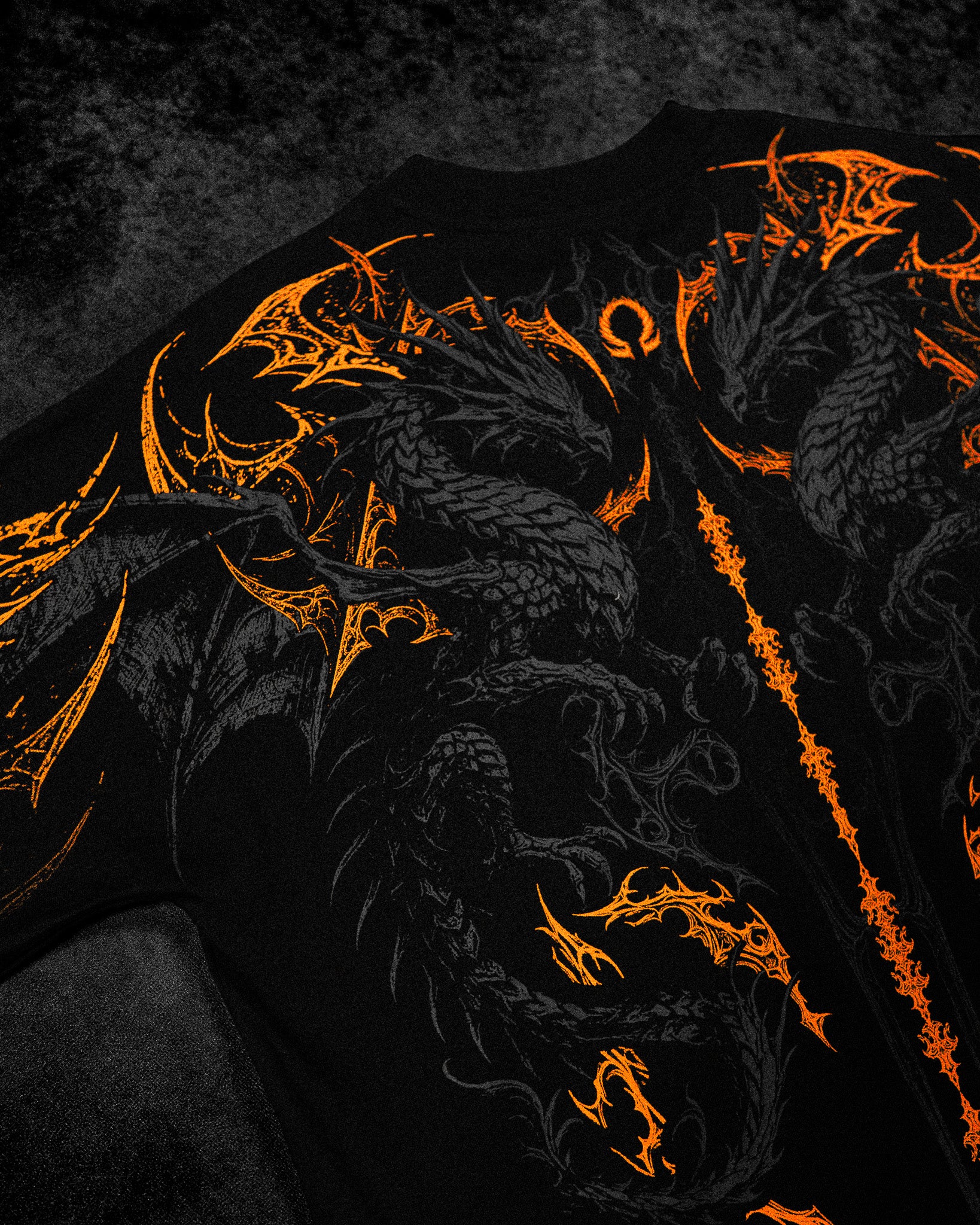 Dragon Blade Oversized T-shirt [RAICHU]-Coordom