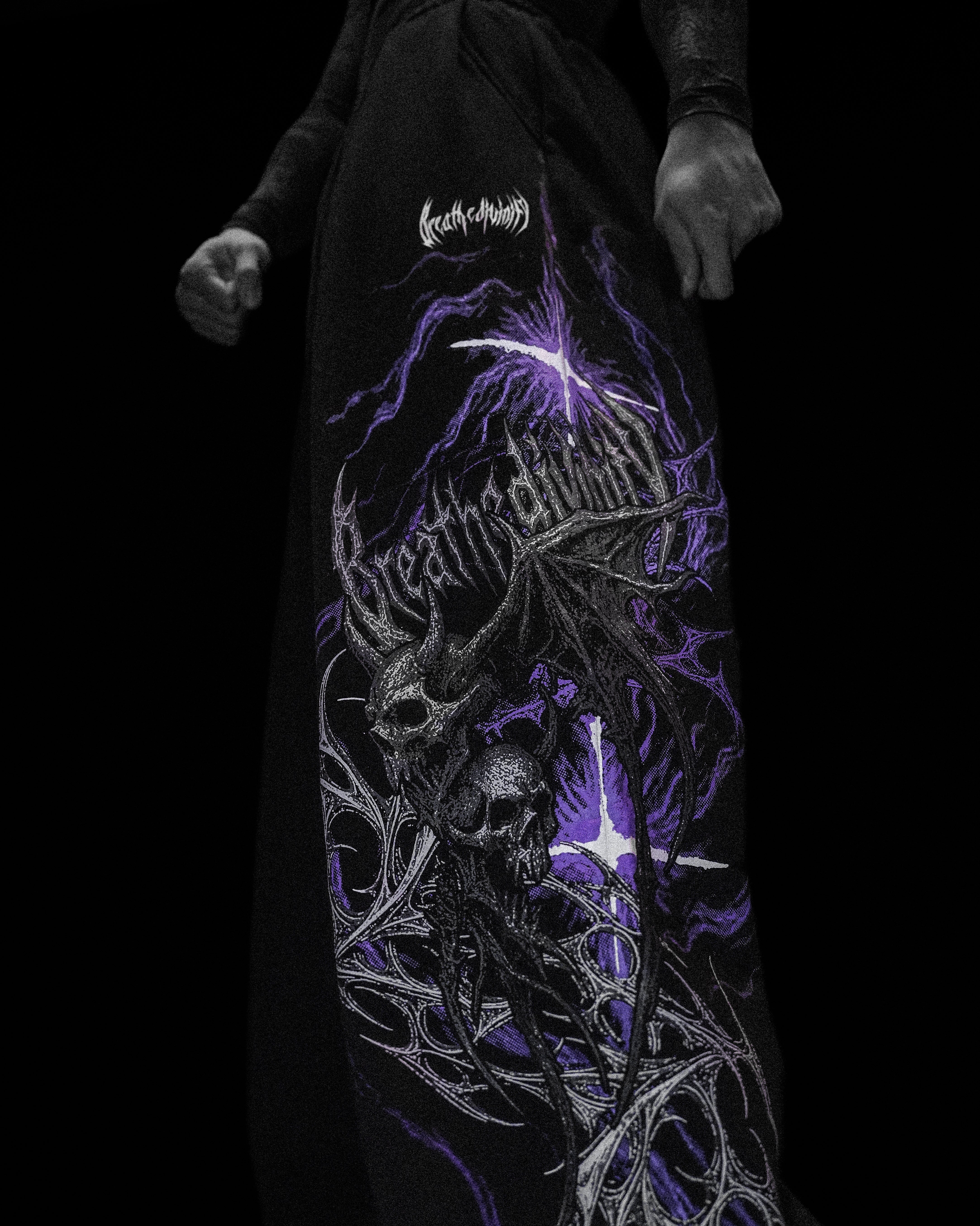 Deathwing Banana Shape Uncuffed Luxury Cargos [DUSK]-Coordom