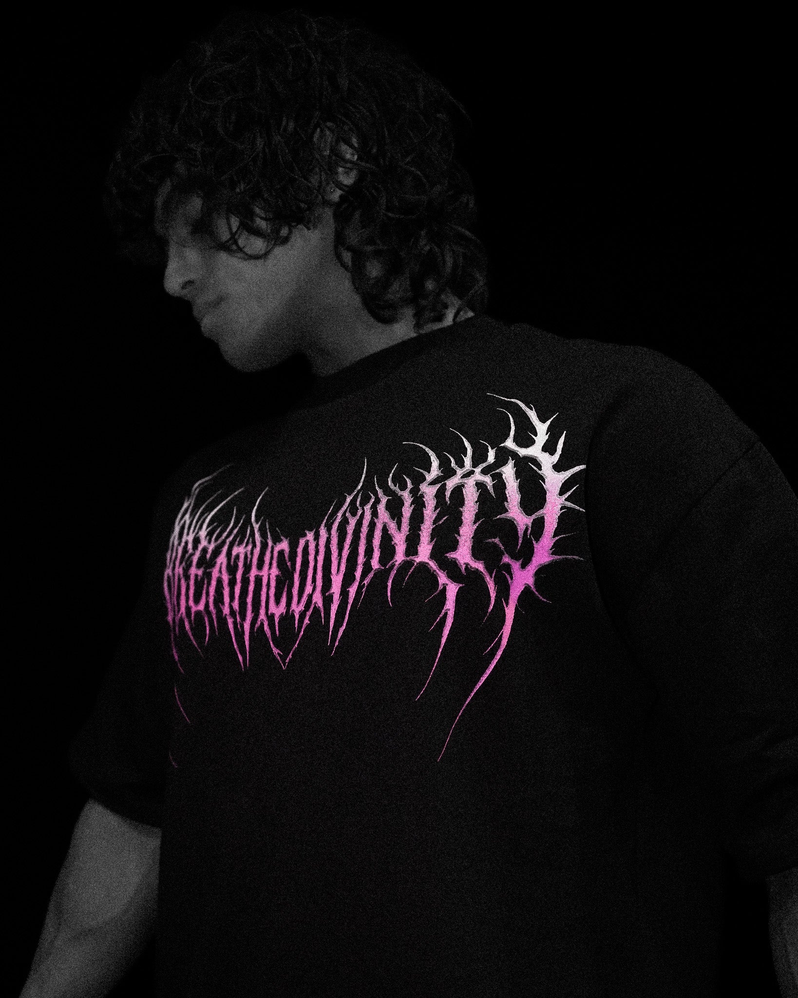 Dragon Blade Oversized T-shirt [BLOSSOM PINK]-Coordom