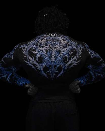 Void Tech™ Infernal longsleeve Compression [SAPPHIRE]-Coordom