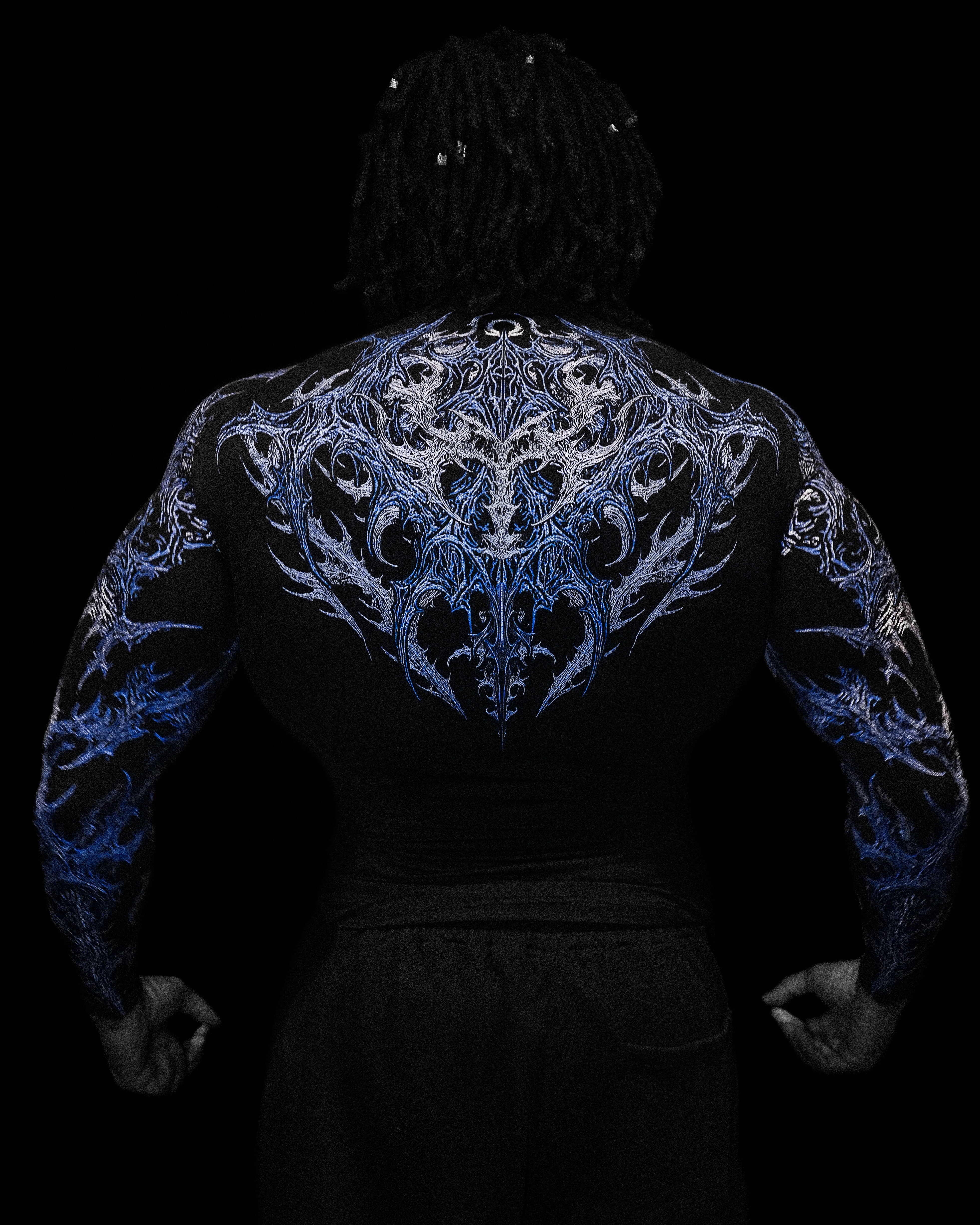 Void Tech™ Infernal longsleeve Compression [SAPPHIRE]-Coordom