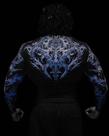Void Tech™ Infernal longsleeve Compression [SAPPHIRE]-Coordom