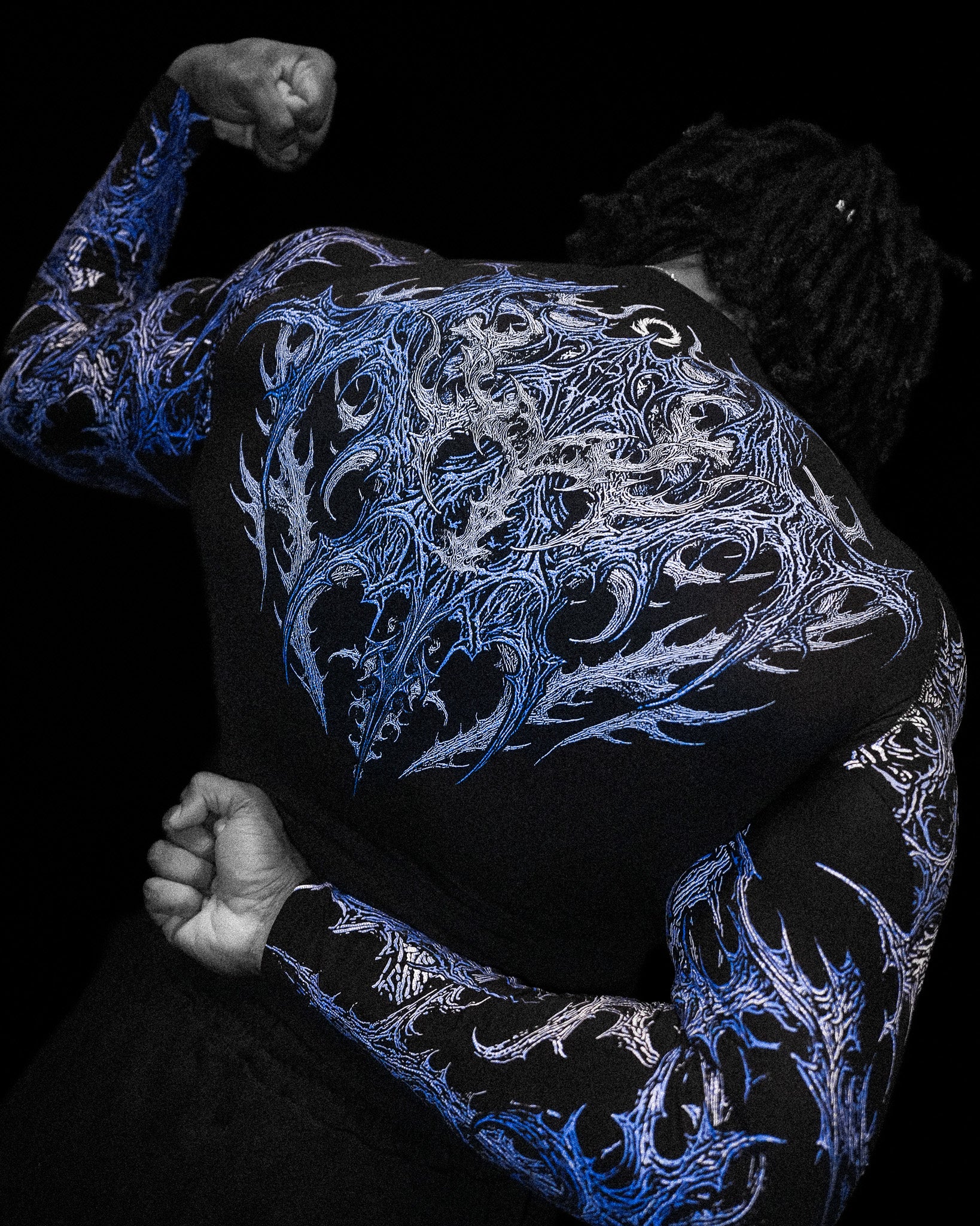 Void Tech™ Infernal longsleeve Compression [SAPPHIRE]-Coordom