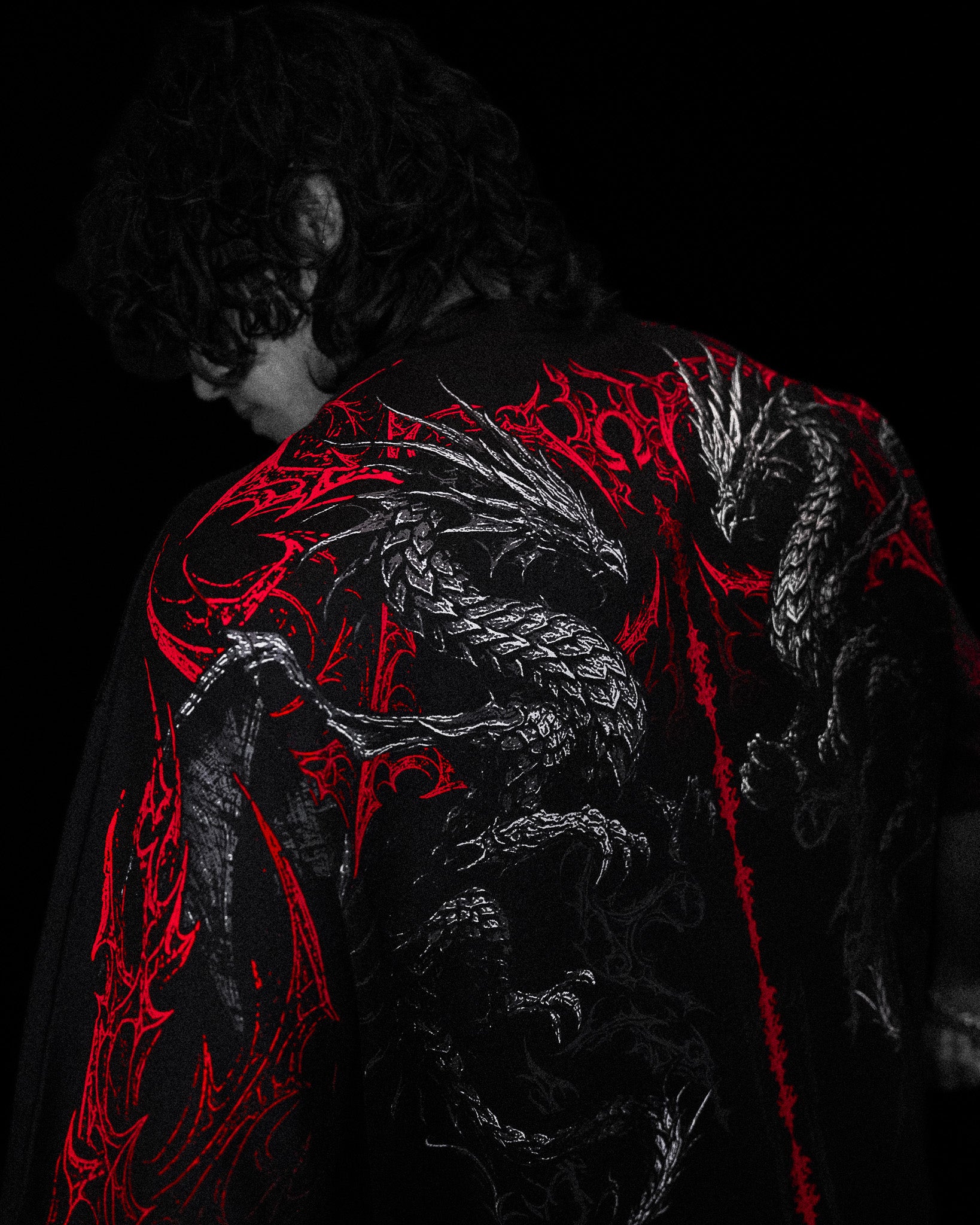 Dragon Blade Oversized T-SHIRT [NIGHTMARE]-Coordom