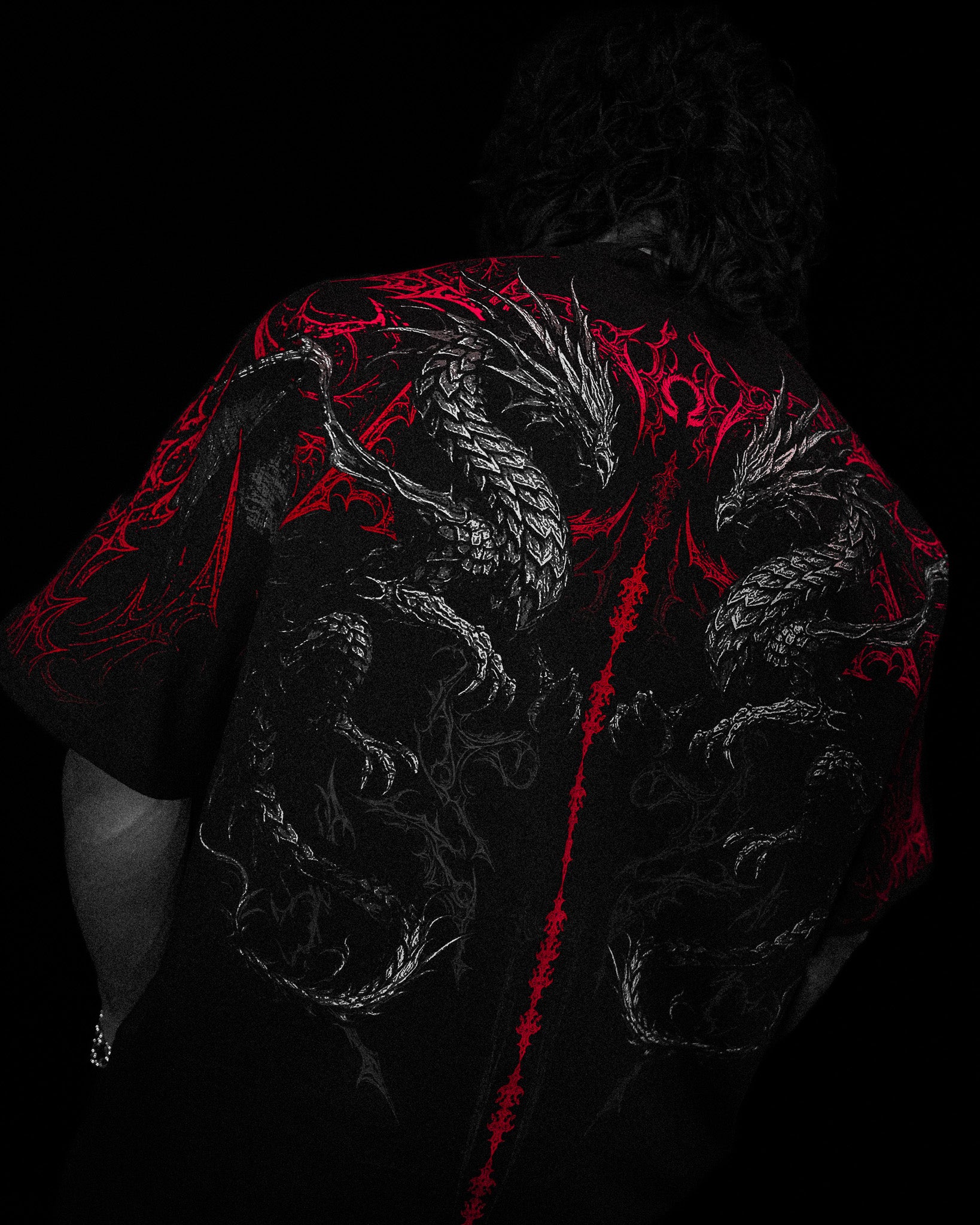 Dragon Blade Oversized T-SHIRT [NIGHTMARE]-Coordom