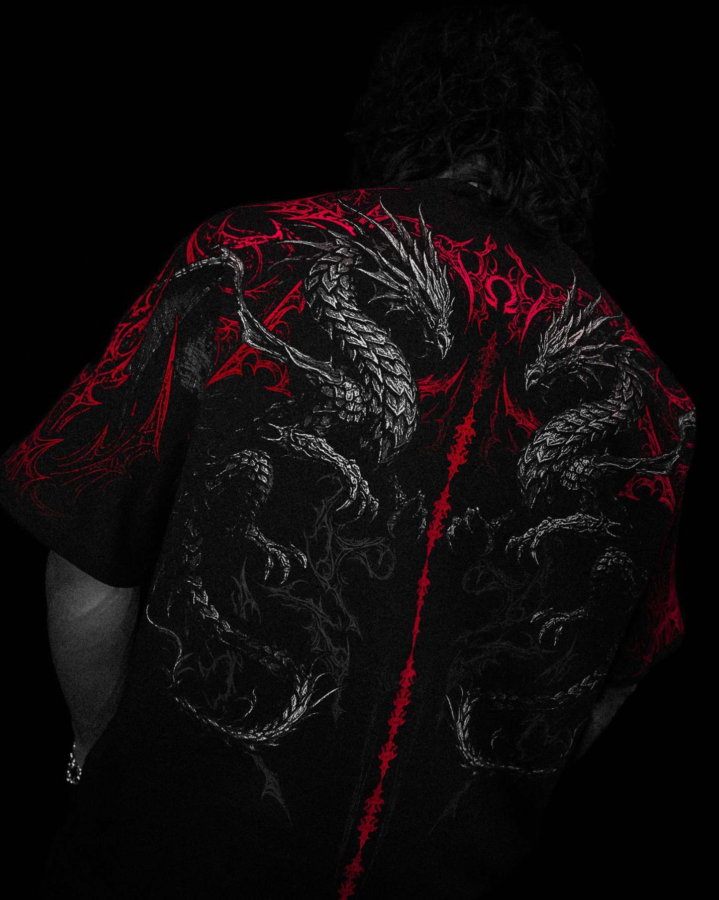 Dragon Blade Oversized T-SHIRT [NIGHTMARE]-Coordom