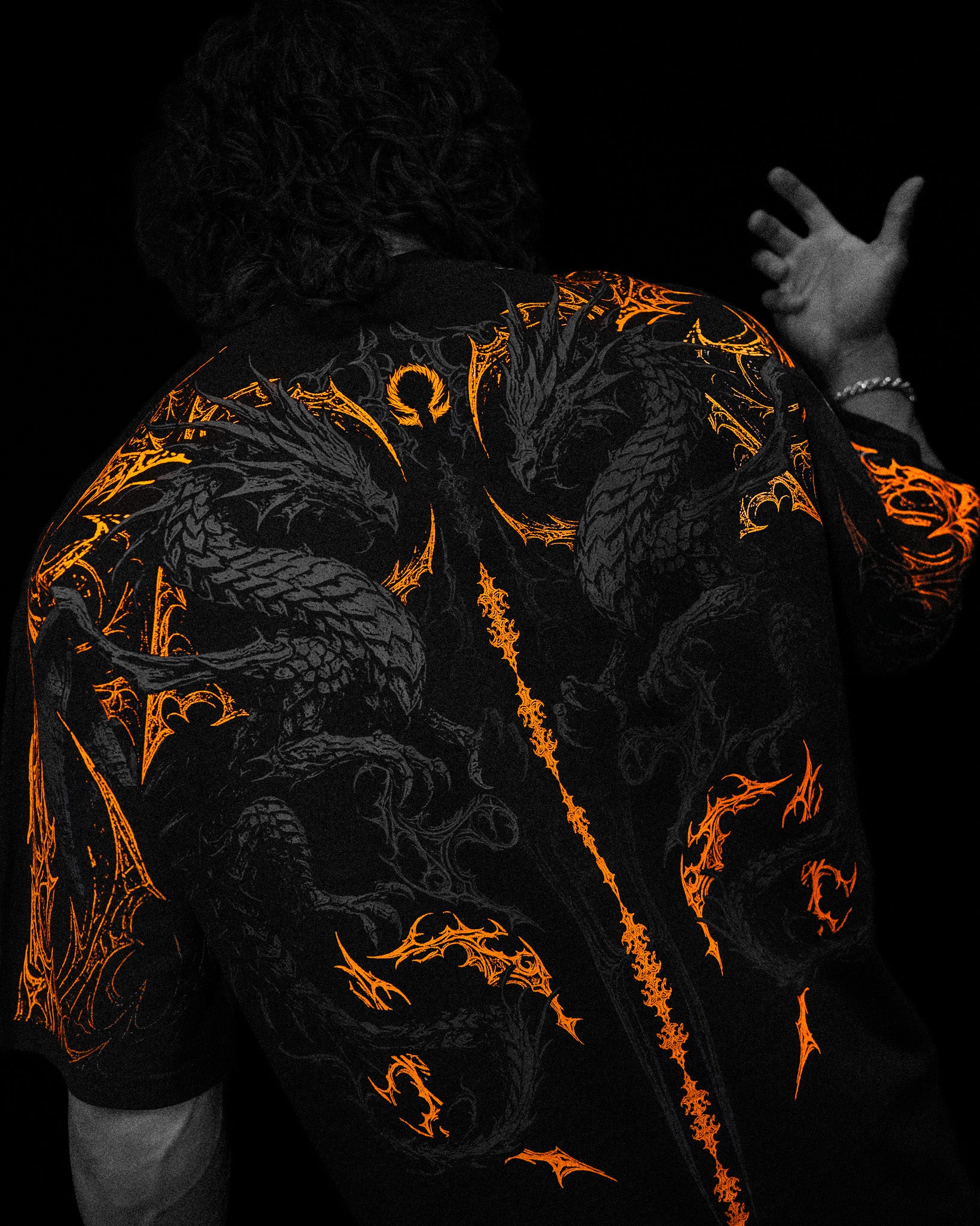 Dragon Blade Oversized T-shirt [RAICHU]-Coordom