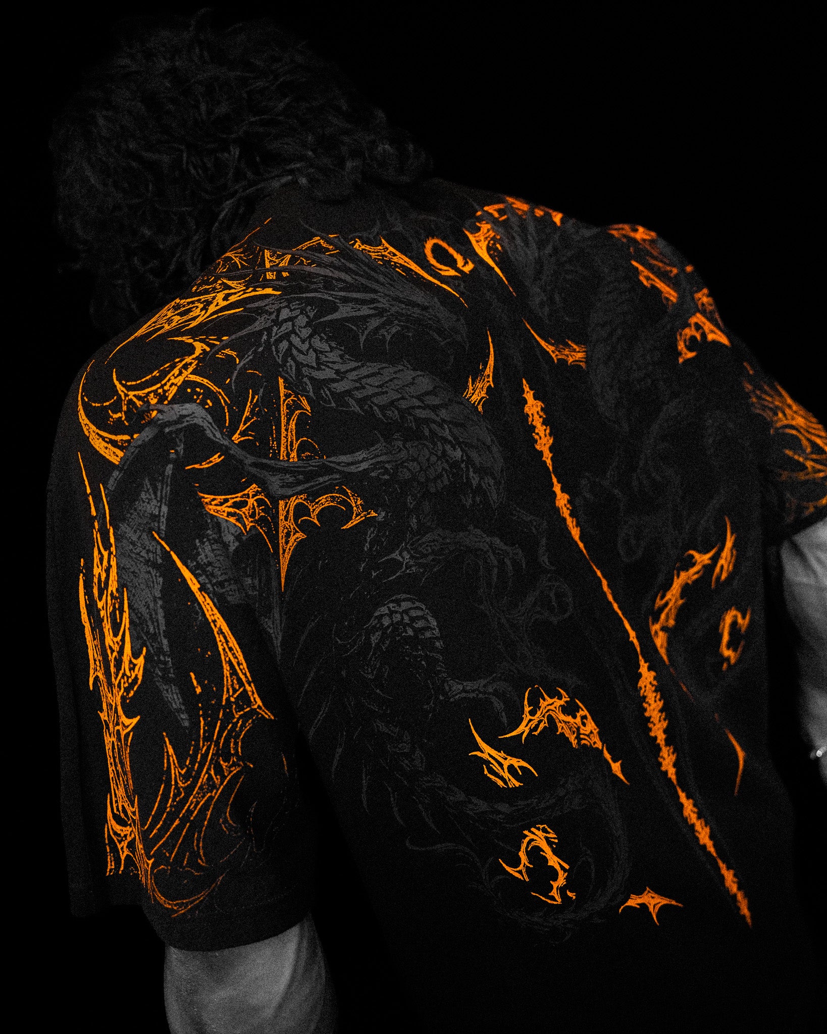 Dragon Blade Oversized T-shirt [RAICHU]-Coordom