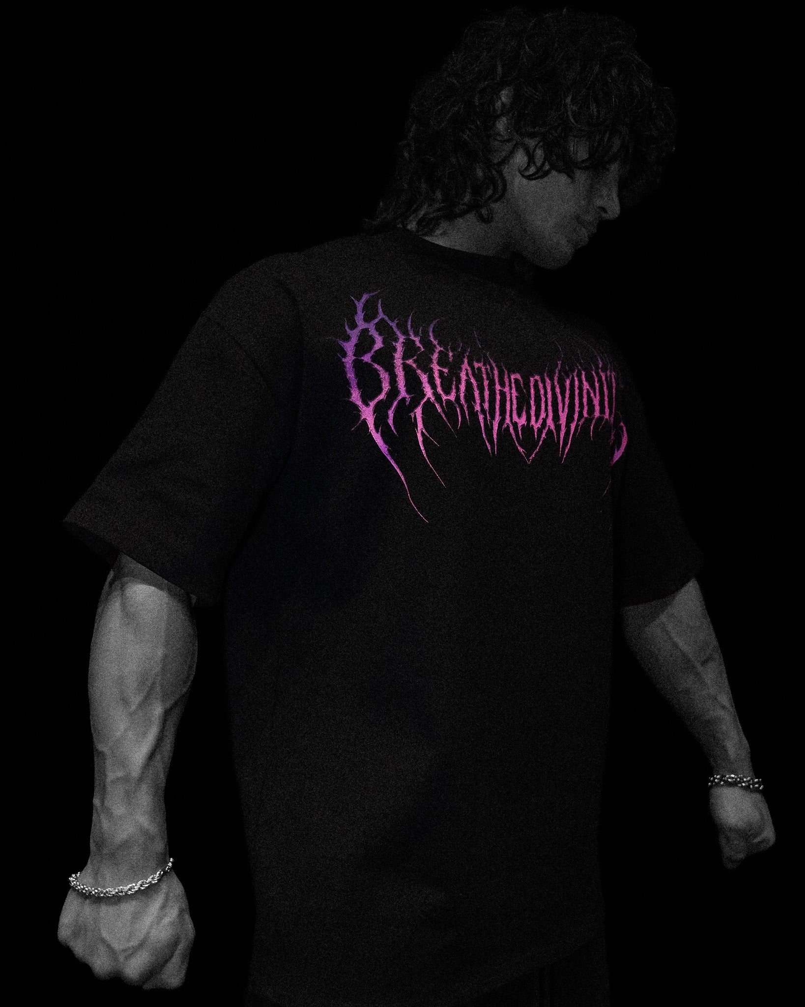 Dragon Blade Oversized T-shirt [TWILIGHT]-Coordom