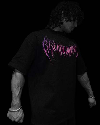 Dragon Blade Oversized T-shirt [TWILIGHT]-Coordom
