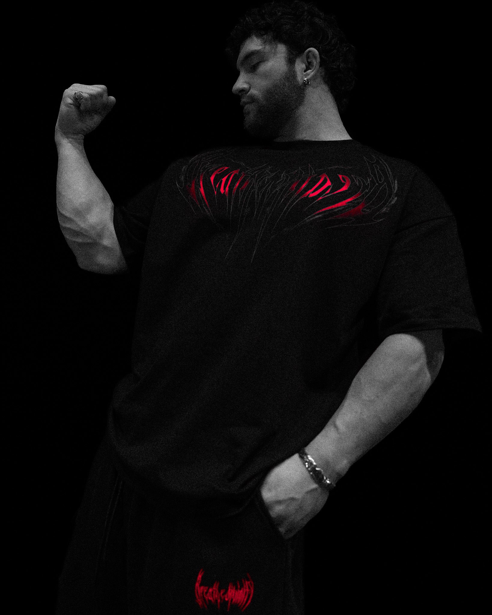 Resurrection Oversized T-shirt [NIGHTMARE]-Coordom