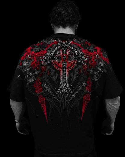 Resurrection Oversized T-shirt [NIGHTMARE]-Coordom
