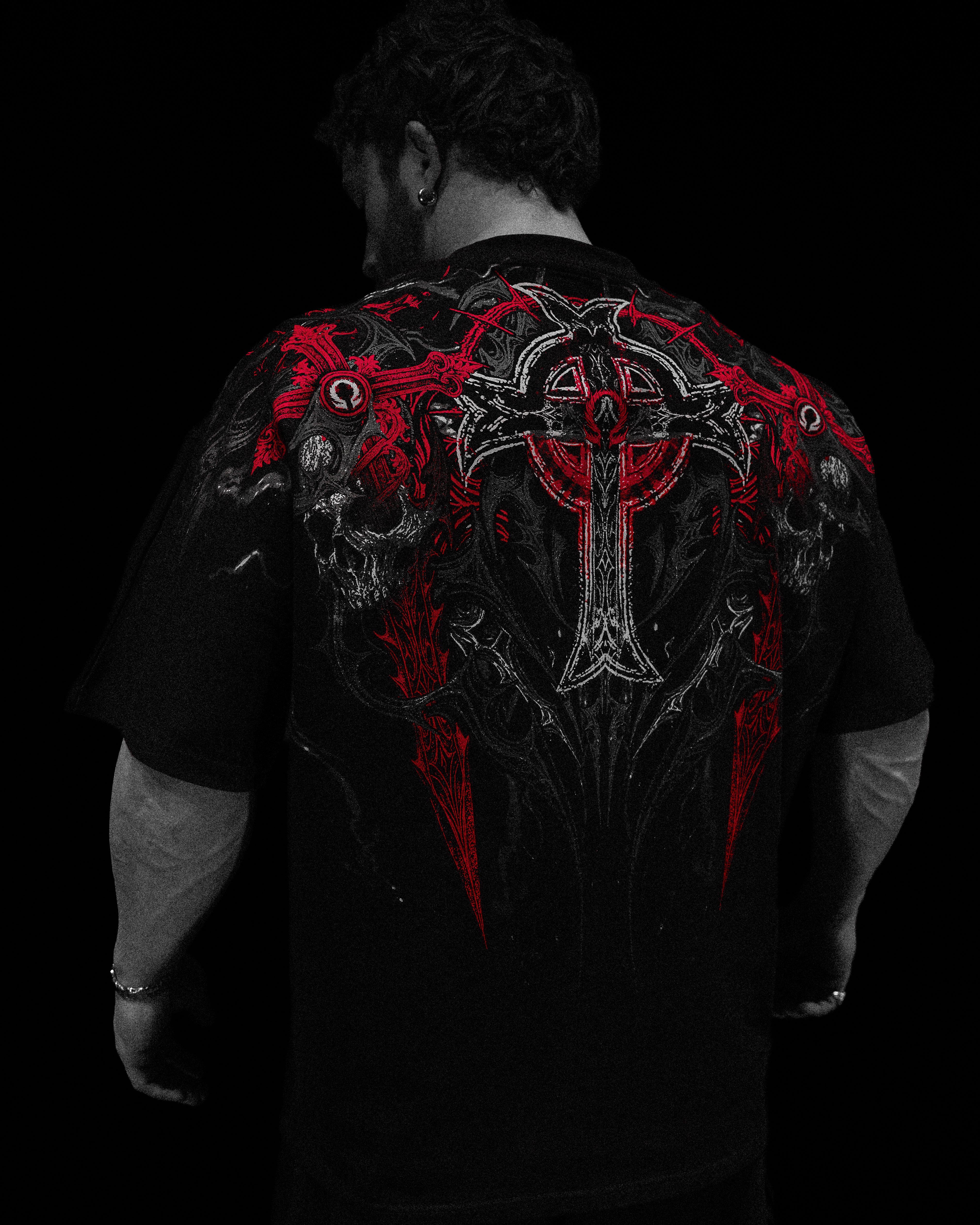 Resurrection Oversized T-shirt [NIGHTMARE]-Coordom