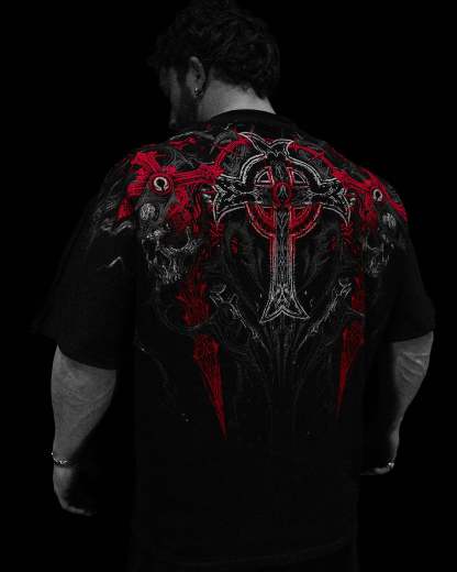 Resurrection Oversized T-shirt [NIGHTMARE]-Coordom