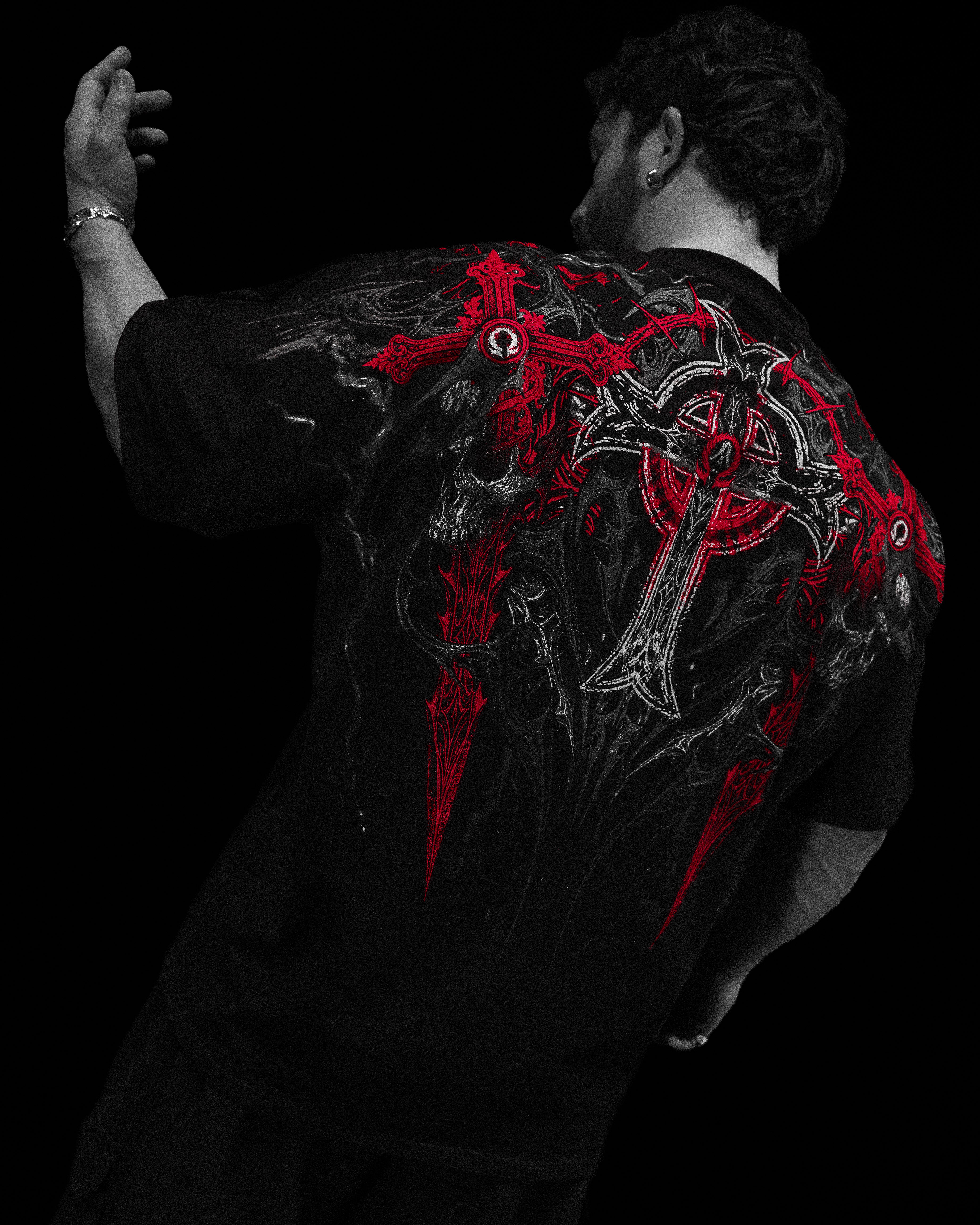 Resurrection Oversized T-shirt [NIGHTMARE]-Coordom