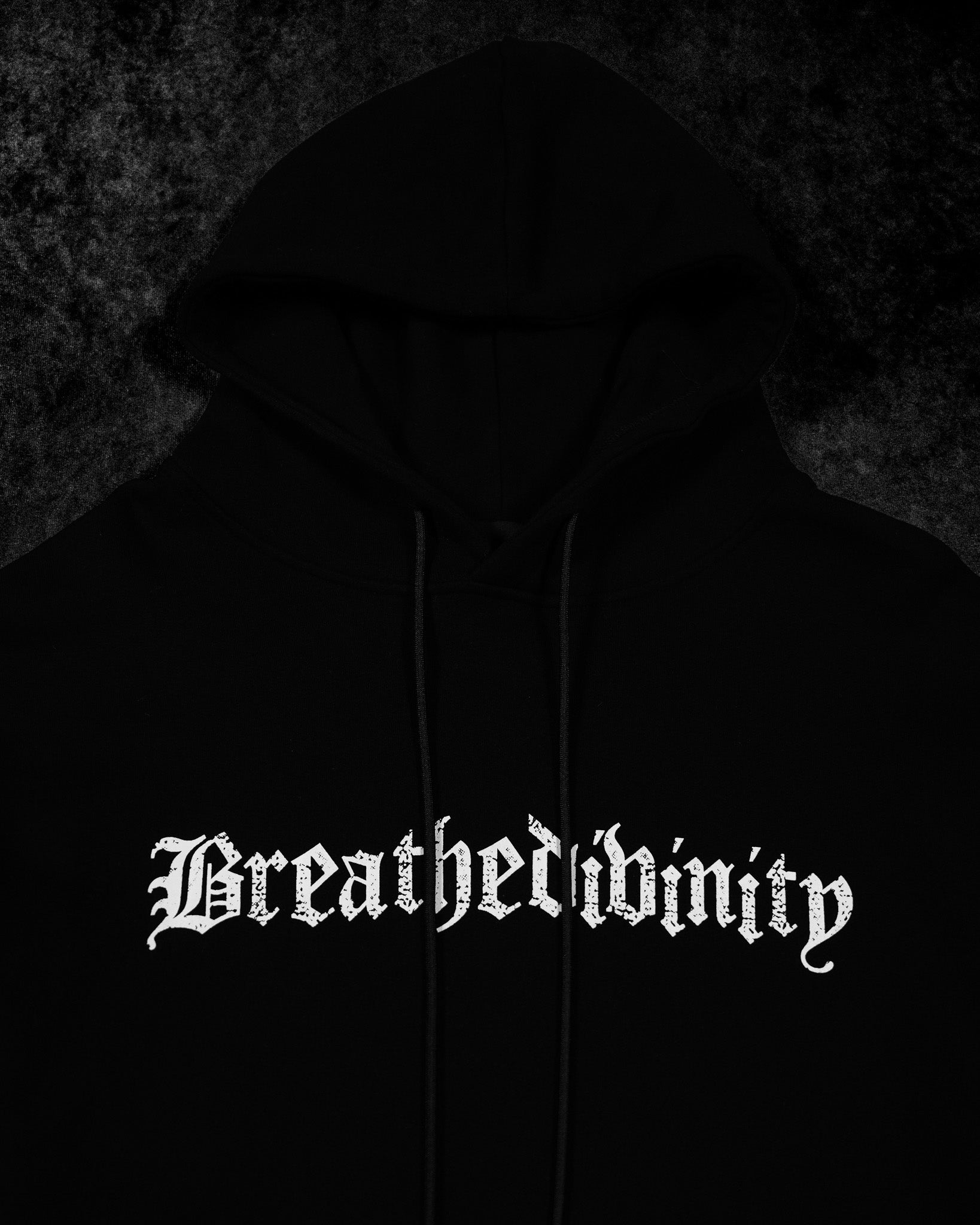 Elegant Oversized pullover hoodie [VOID BLACK]-Coordom