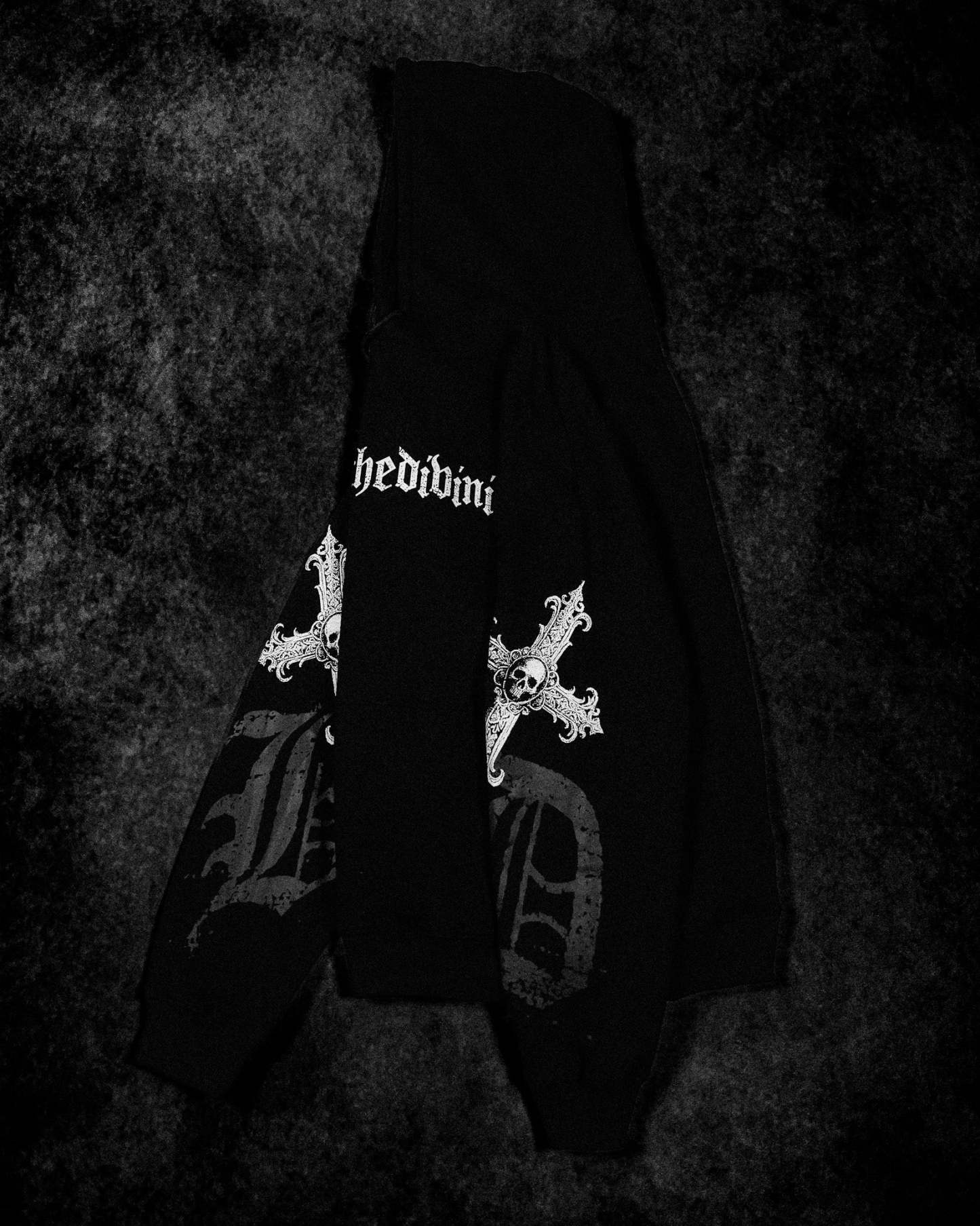Elegant Oversized pullover hoodie [VOID BLACK]-Coordom