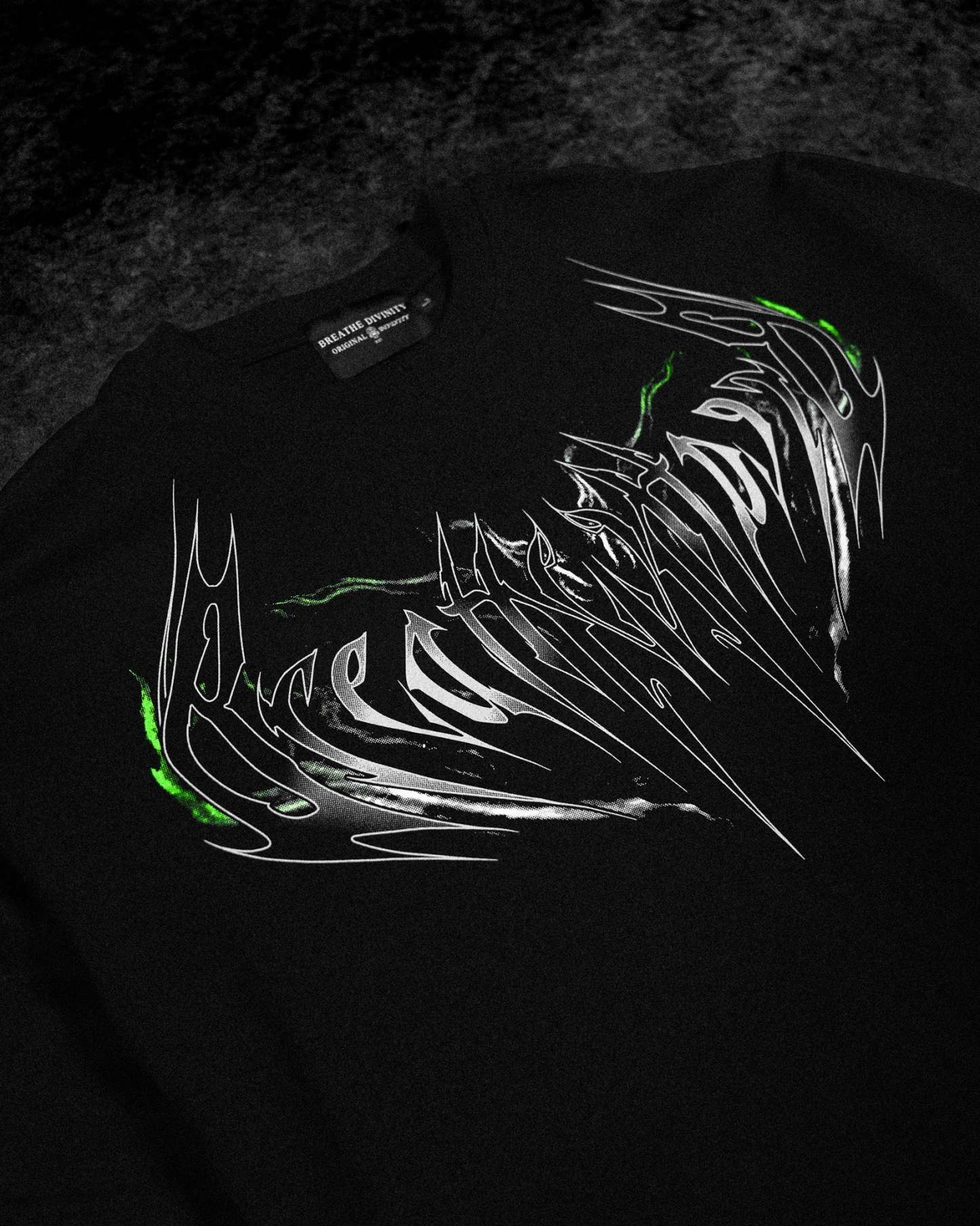 Resurrection Oversized T-shirt [NEON GREEN]-Coordom