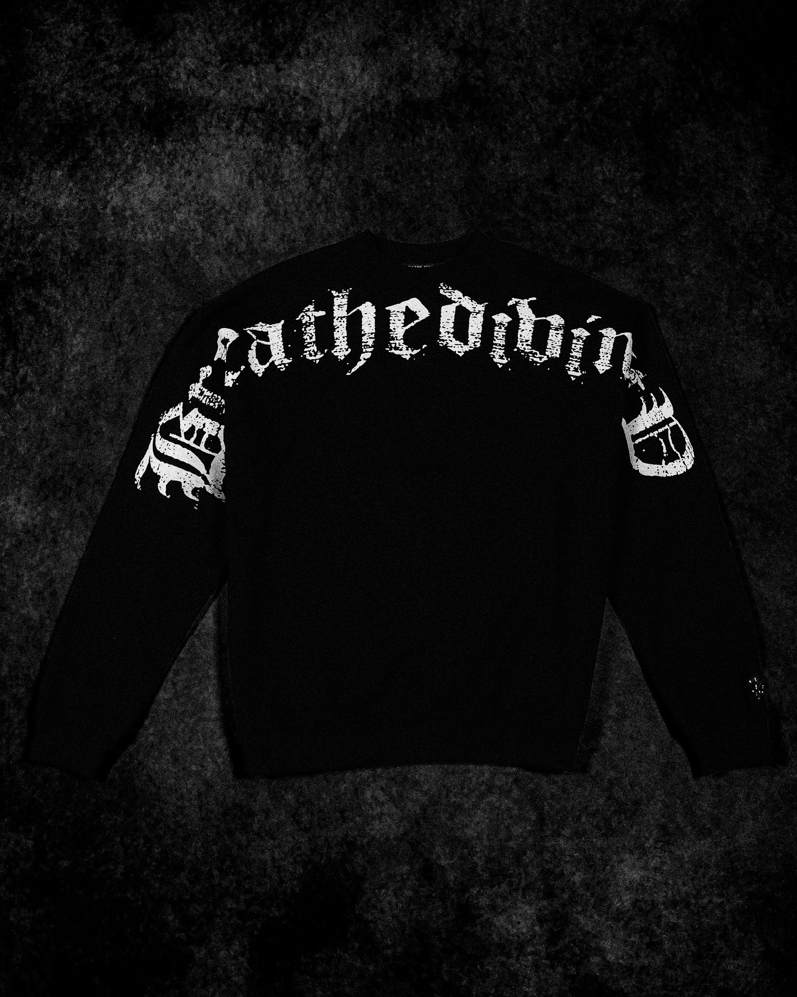 Elegant Oversized Premium Crewneck [VOID BLACK]-Coordom