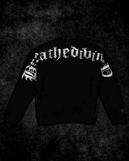 Elegant Oversized Premium Crewneck [VOID BLACK]-Coordom