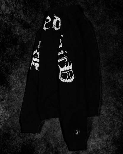 Elegant Oversized Premium Crewneck [VOID BLACK]-Coordom