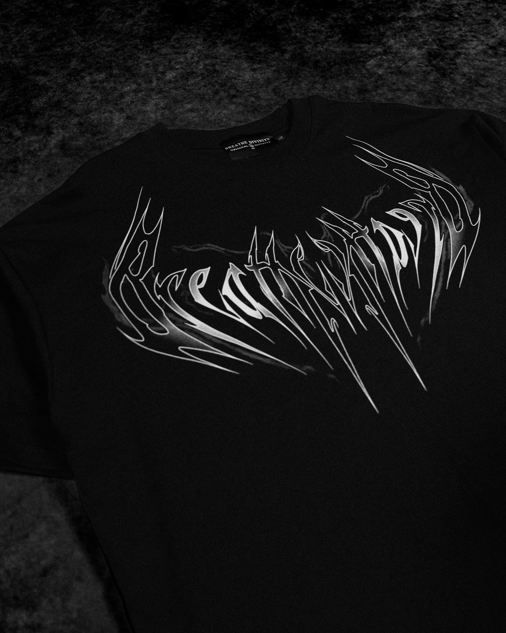 Resurrection Oversized T-shirt [VOID BLACK]-Coordom