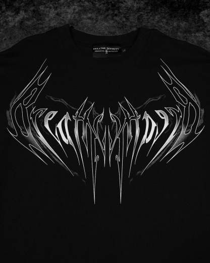 Resurrection Oversized T-shirt [VOID BLACK]-Coordom