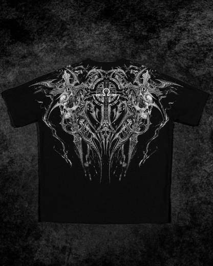 Resurrection Oversized T-shirt [VOID BLACK]-Coordom