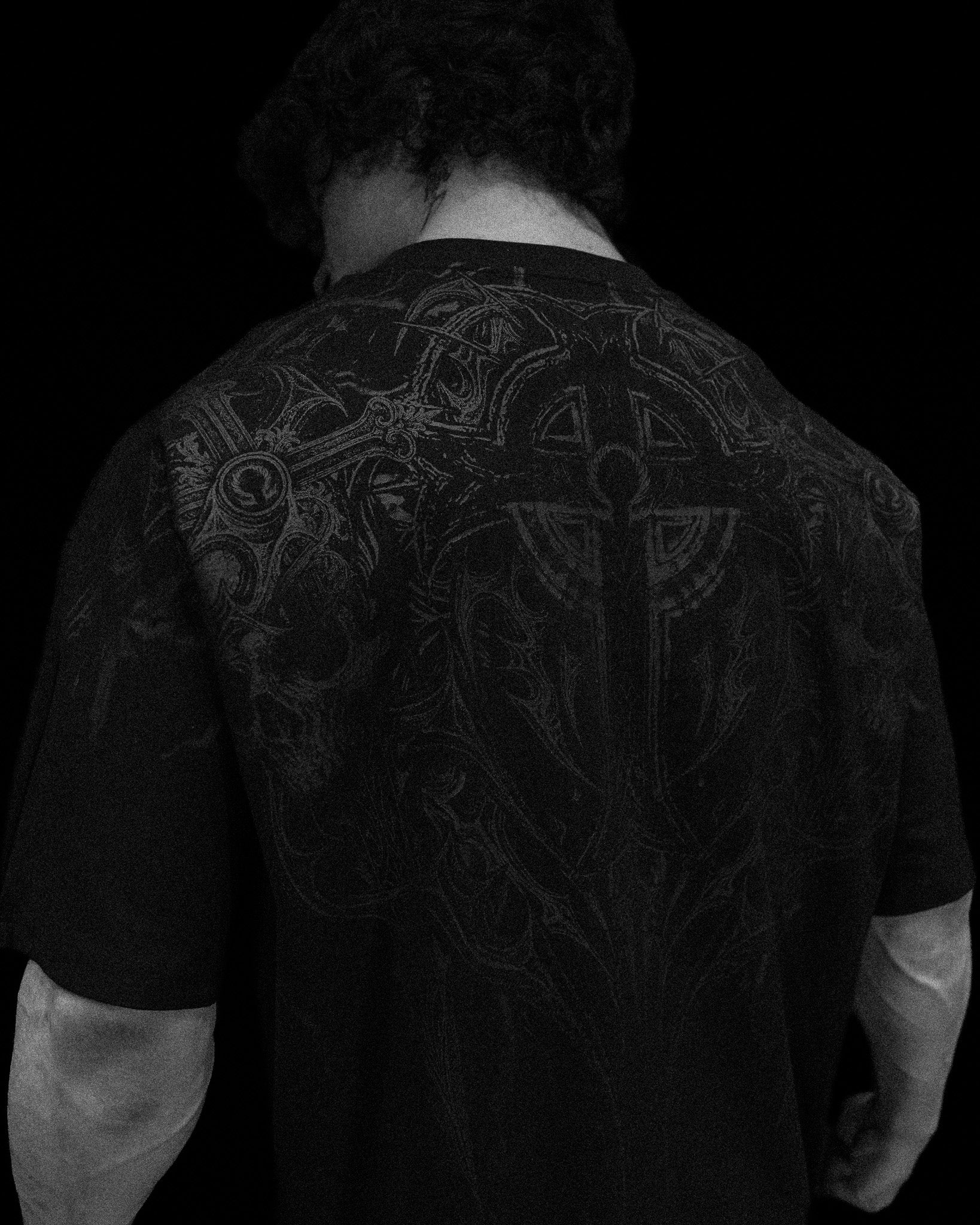 Resurrection Oversized T-shirt [DARKNESS]-Coordom