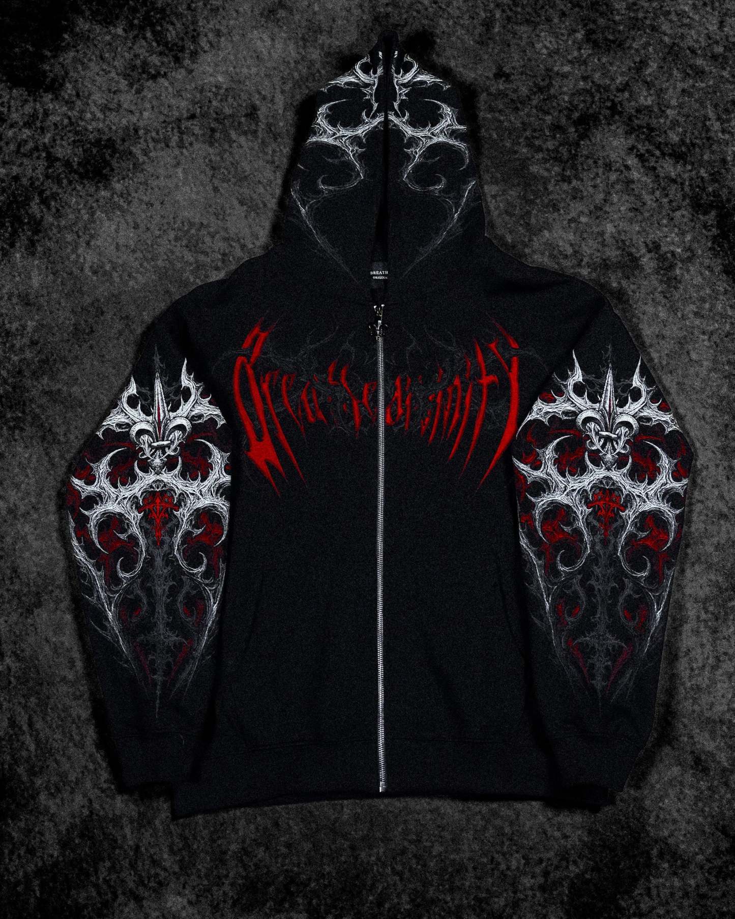Heavenly Knight Oversized Zip-up Hoodie [NIGHTMARE]-Coordom