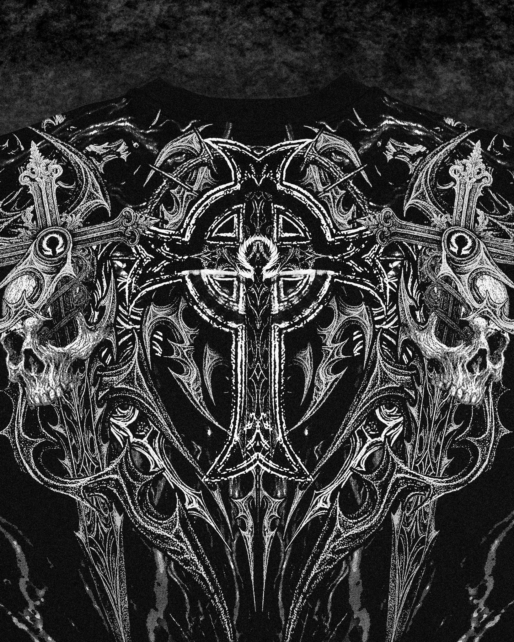 Resurrection Oversized T-shirt [VOID BLACK]-Coordom