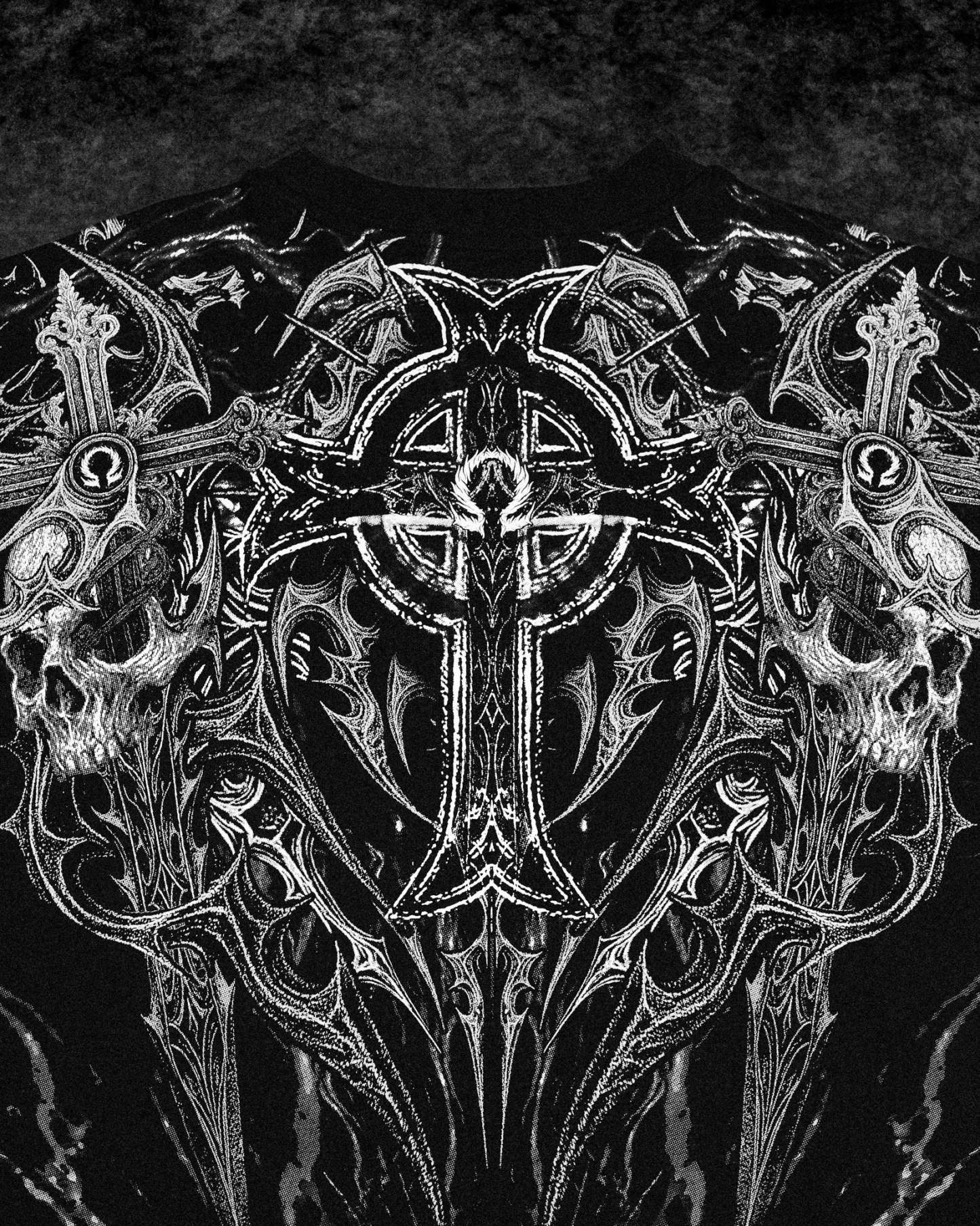 Resurrection Oversized T-shirt [VOID BLACK]-Coordom