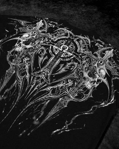 Resurrection Oversized T-shirt [VOID BLACK]-Coordom