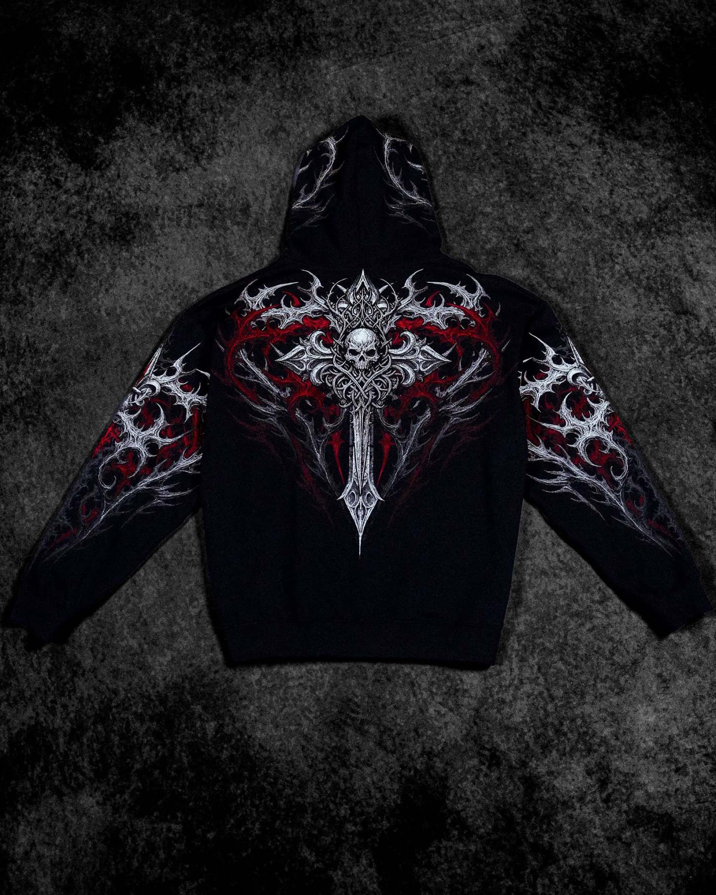 Heavenly Knight Oversized Zip-up Hoodie [NIGHTMARE]-Coordom