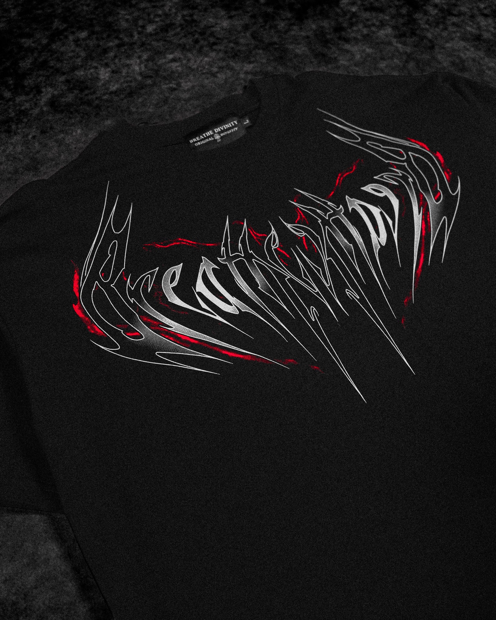 Resurrection Oversized T-shirt [HEAVENLY RED]-Coordom