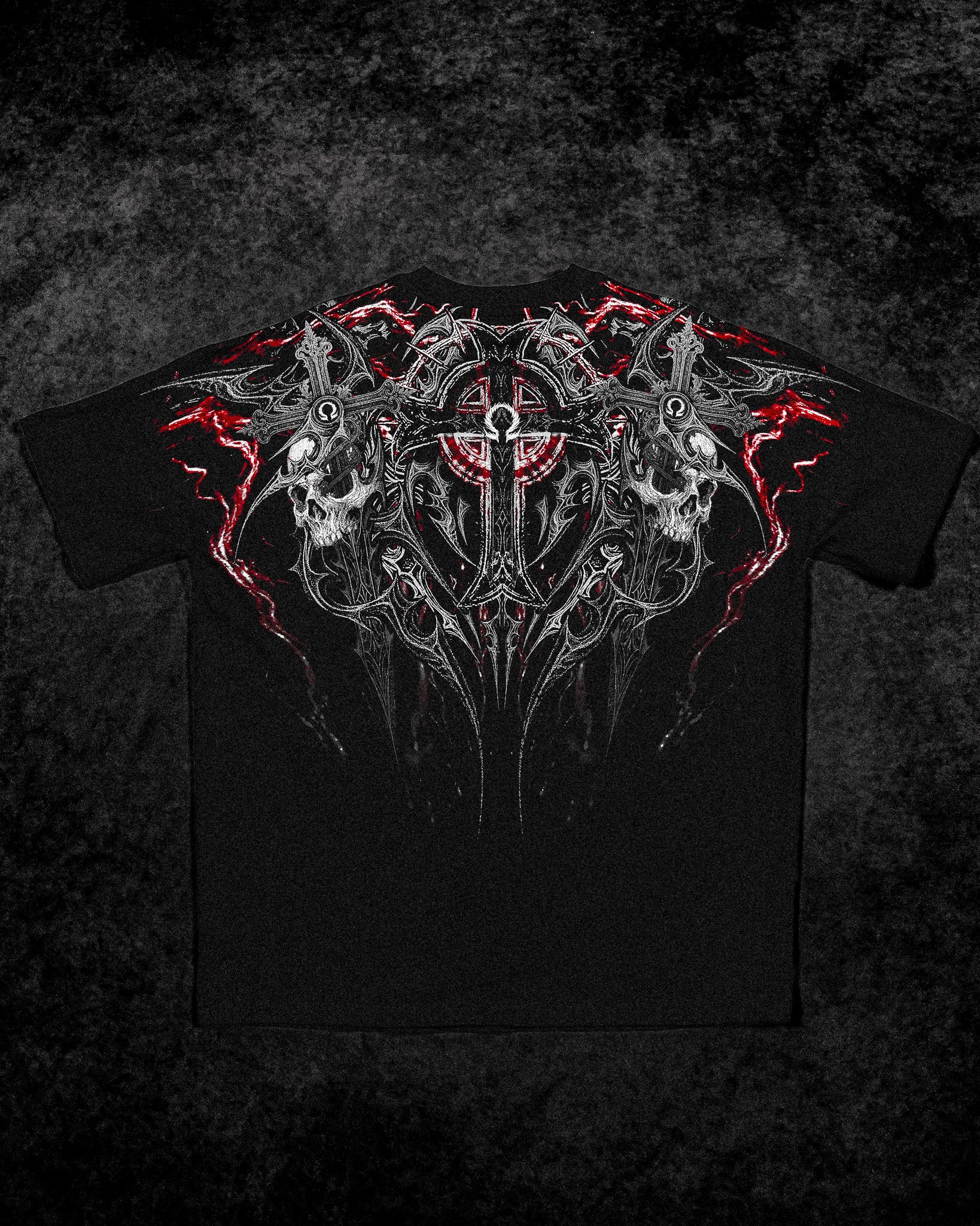 Resurrection Oversized T-shirt [HEAVENLY RED]-Coordom