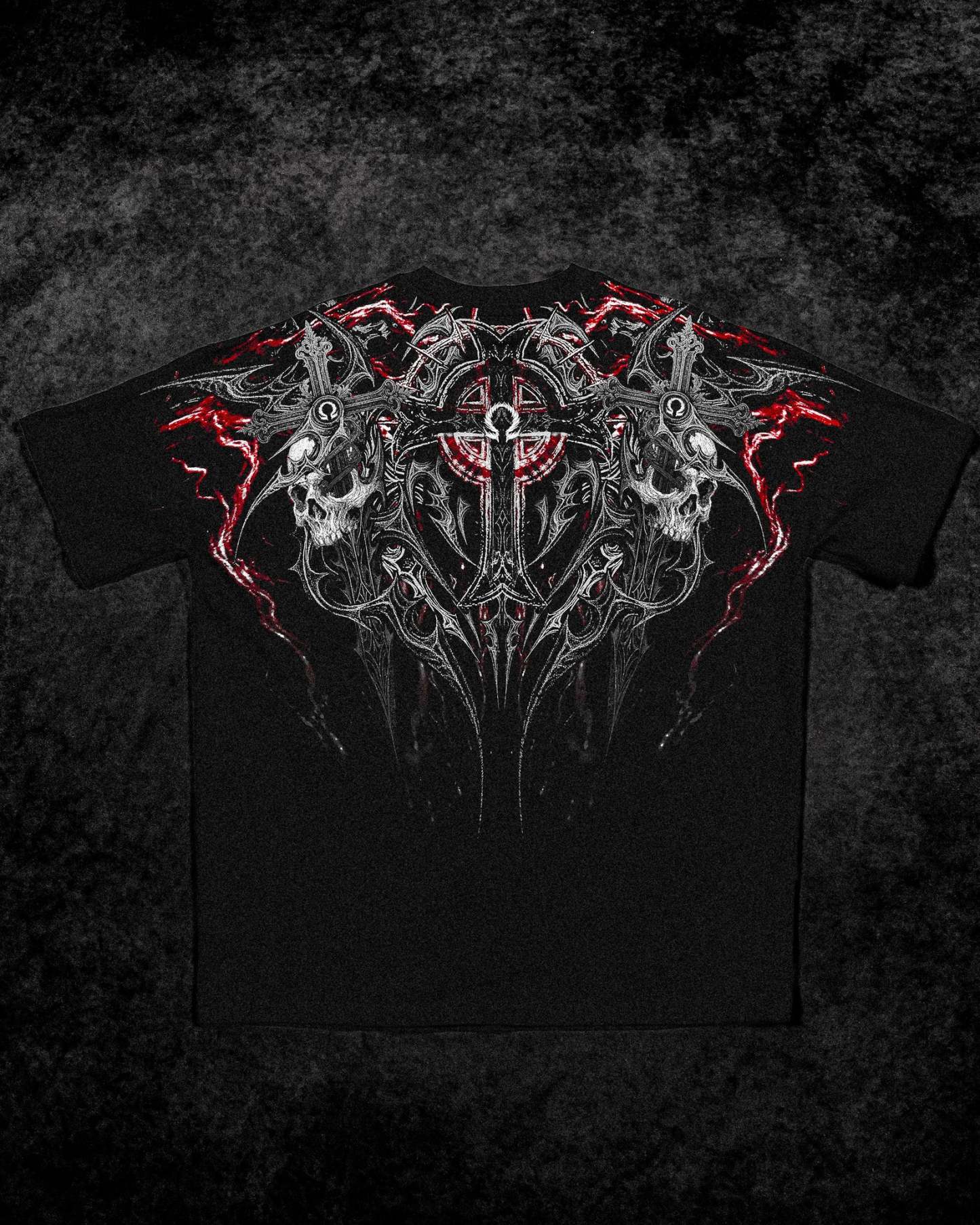 Resurrection Oversized T-shirt [HEAVENLY RED]-Coordom