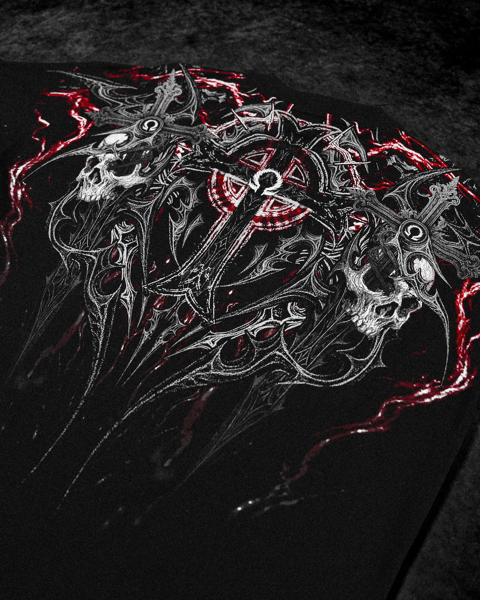 Resurrection Oversized T-shirt [HEAVENLY RED]-Coordom