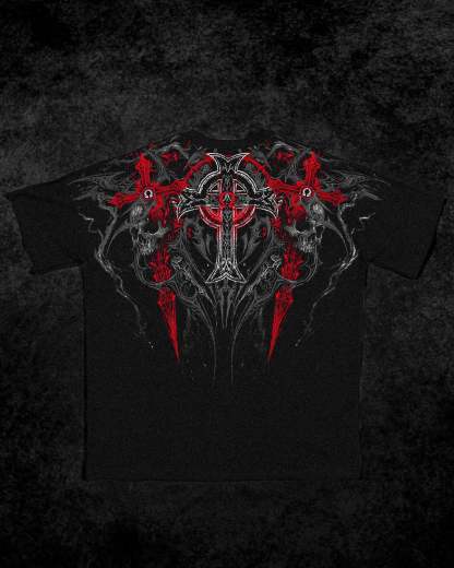 Resurrection Oversized T-shirt [NIGHTMARE]-Coordom