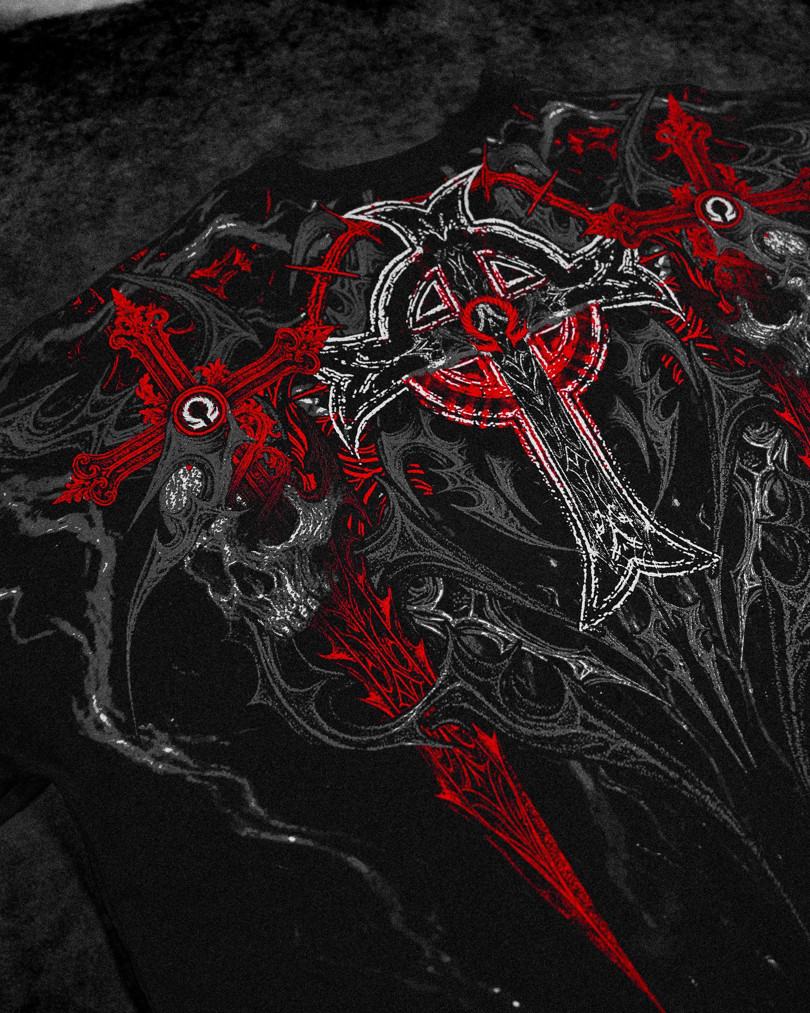 Resurrection Oversized T-shirt [NIGHTMARE]-Coordom