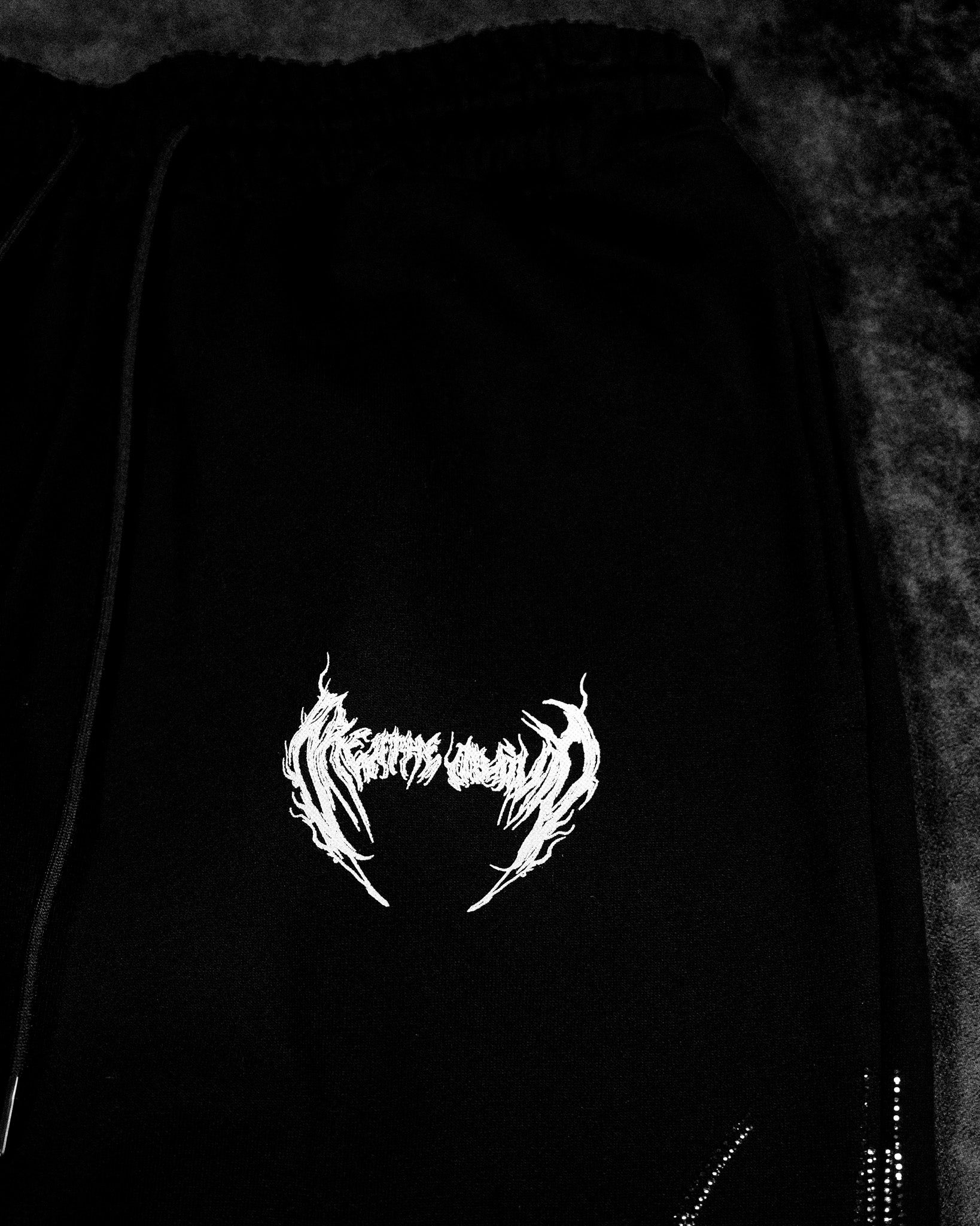 Cyberflare Rhinestone Banana Uncuffed Cargos [MIDNIGHT]-Coordom