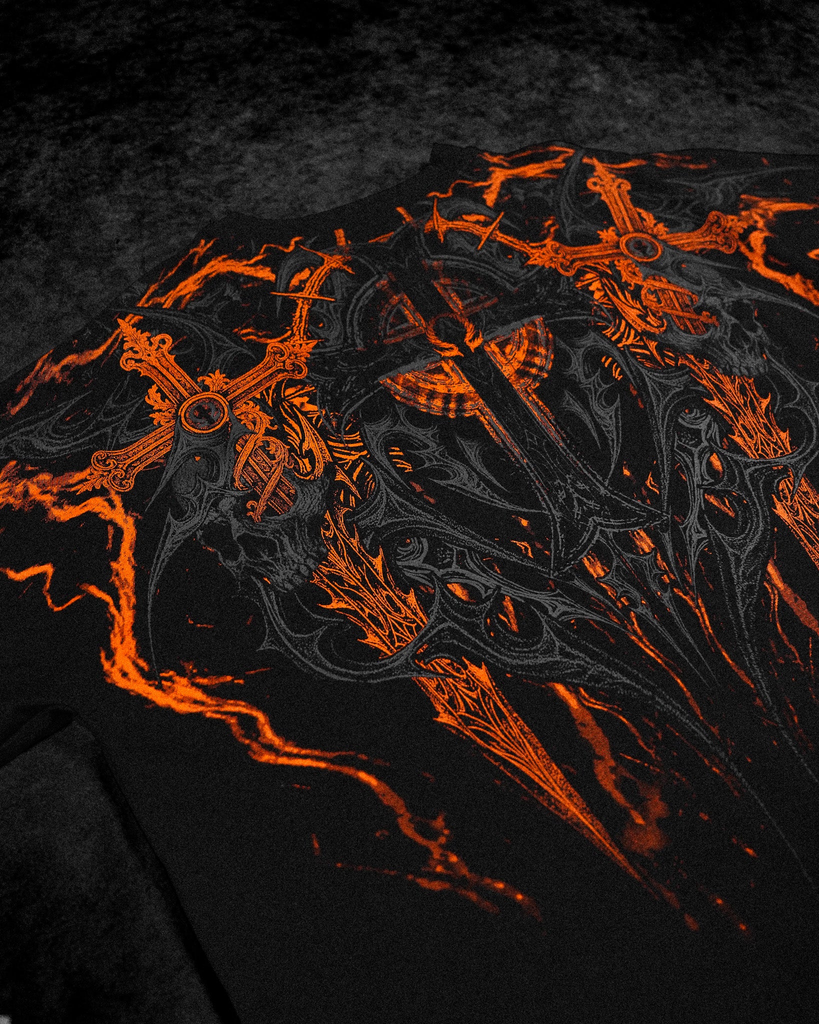 Resurrection Oversized T-shirt [SCORCH]-Coordom