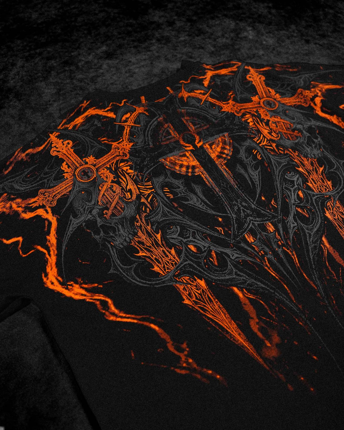 Resurrection Oversized T-shirt [SCORCH]-Coordom